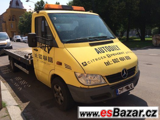 Odtahovka Mercedes Sprinter 313 CDI, r.v. 2001, sk. B – fotografie 4
