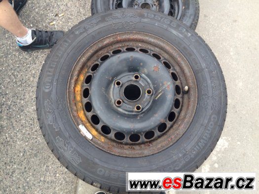 Disky 5x112 s pneu 195/65 R16 6 kusu – fotografie 2