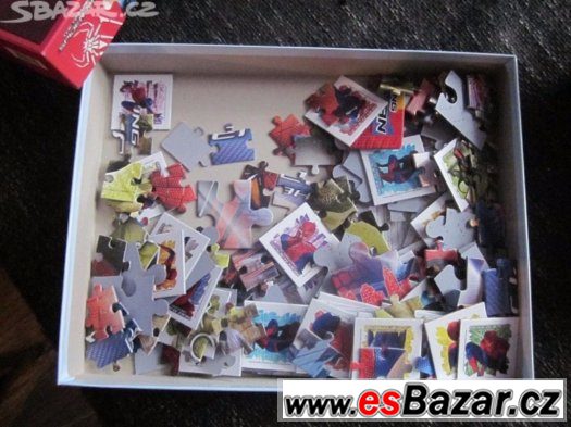 3x puzzle a pexeso Spiderman – fotografie 2