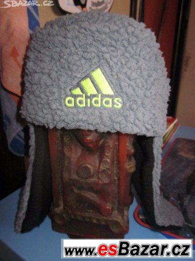 Zimní čepice Adidas,oboustranná – fotografie 2