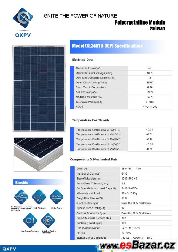Ostrovní fotovoltaický systém1,5kWp – fotografie 4