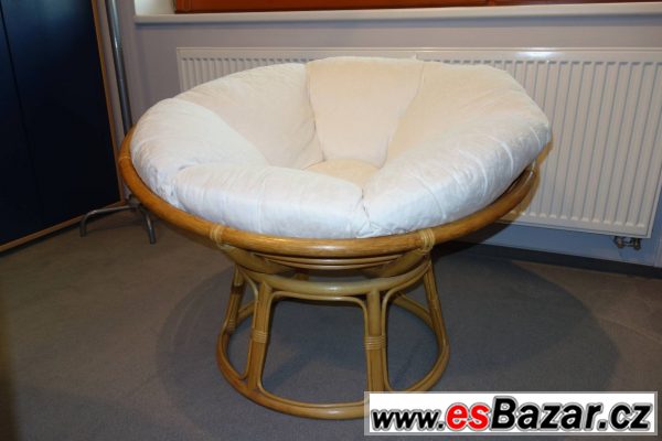Papasan rattan – fotografie 1