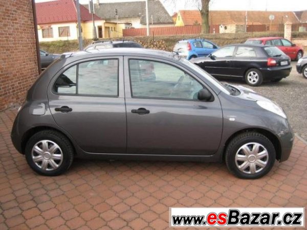 Nissan Micra, 1,2i ČR,serviska,KLIMA, hatchback, – fotografie 4