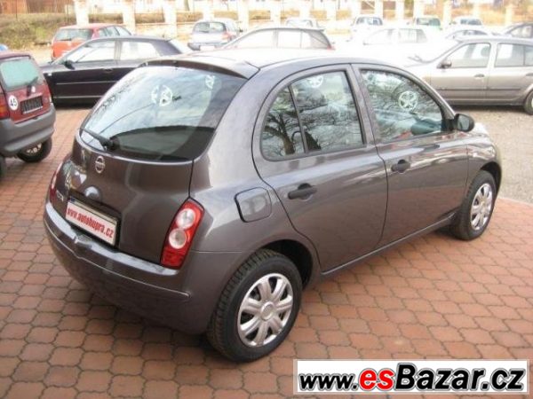 Nissan Micra, 1,2i ČR,serviska,KLIMA, hatchback, – fotografie 5