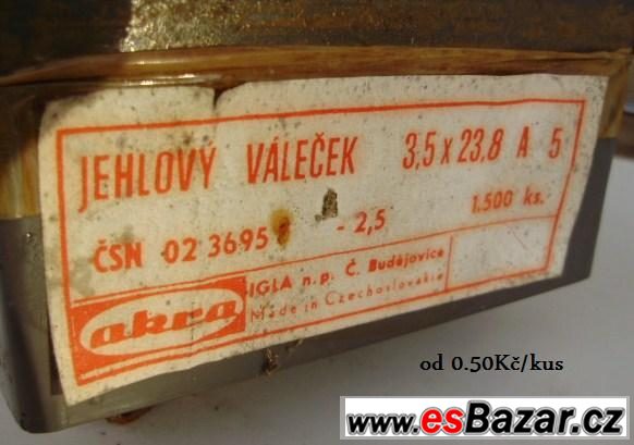 Ocelové válečky 22x22mm, ložiska – fotografie 3