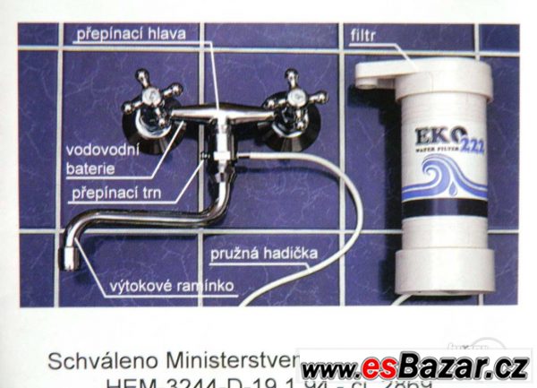 Nový filtr na pitnou vodu EKO 222W – fotografie 2