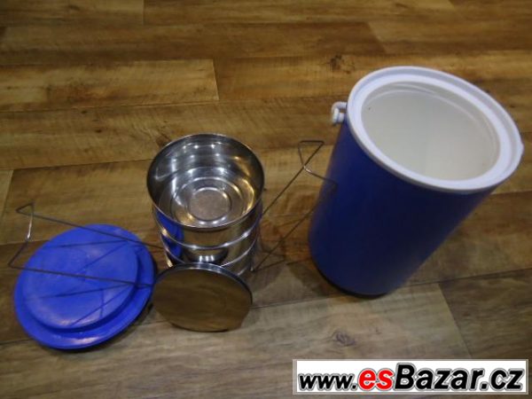 Nerezový termo jídlonosič - 4patr. – fotografie 4