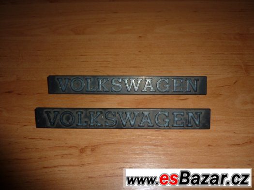 2x nápis Volkswagen – fotografie 1