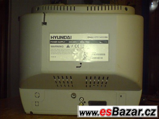 Prodám crt televizor hyundai ve skvělém stavu – fotografie 3
