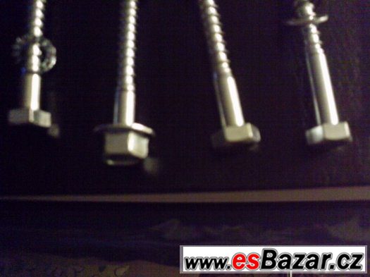 srouby do betonu+hmozdinka 12,200 ks-uplne nove,vc.baleni+do – fotografie 3