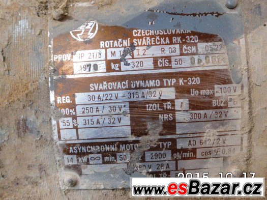 ROTAČNÍ SVÁŘEČKA RK-320 – fotografie 1