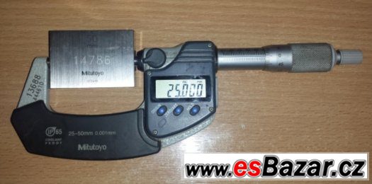 Mikrometr 25 - 50 mm digitální IP65 Mitutoyo – fotografie 2