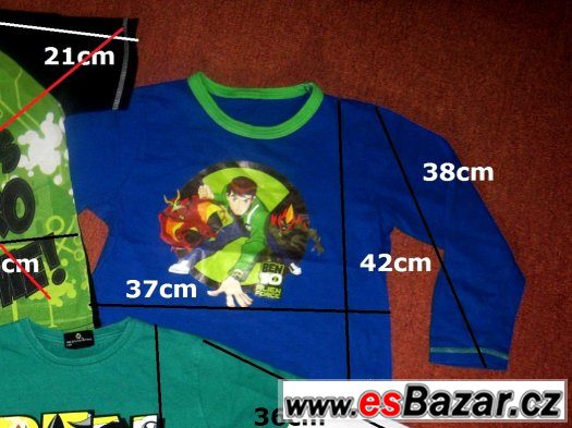 24x trička do školky pro kluky 4 - 5let – fotografie 4