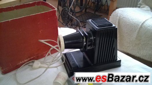 Promítačka Diax,diaprojektor z r.1963, 5ks pohádky – fotografie 3