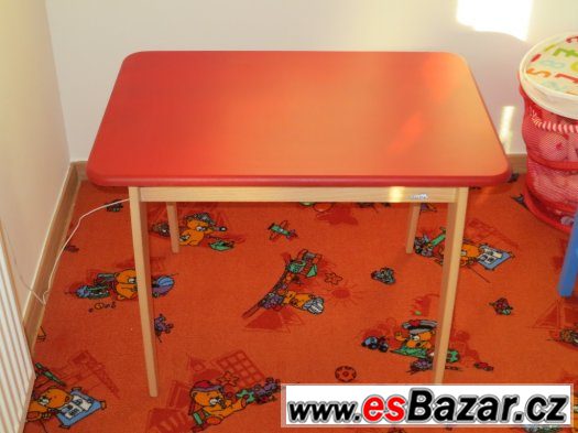 Dětský stolek Geuther Bambino červený – fotografie 5