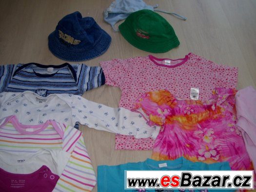 Balík dětského oblečení-32ks+3x boty+7xponožky-vel.74-86 – fotografie 2