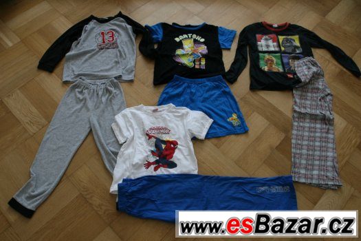 5x pyžamo pro kluka, vel. 122/128 – fotografie 3