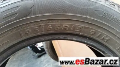 Prodám 195/65 15" 91H Dunlop SP Winter Sport M3 4x zimní