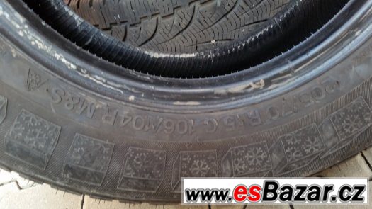 Prodám 205/70 15"C 106/104 R Wredestein Comtrac Winter 1x – fotografie 1