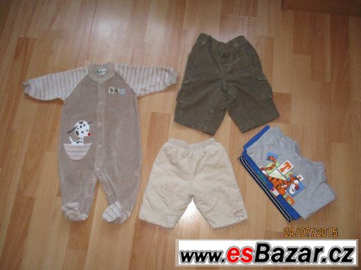 2kalhoty,3trika,nový overálek – fotografie 1