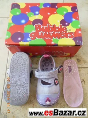 Balerínky fialové Bubble gummers vel. 20