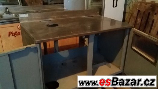 Skřín s nerez deskou 122 cm. – fotografie 2