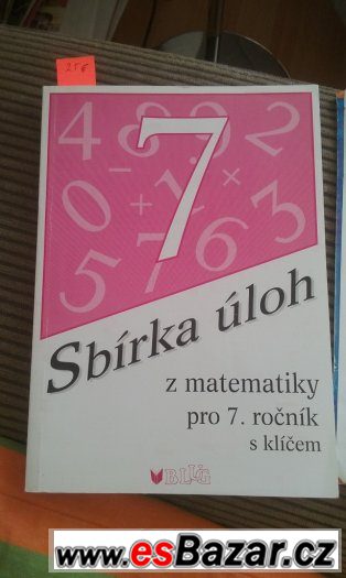 Sbírka úloh z matematiky pro 7.ročník – fotografie 1
