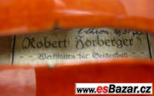 Mistrovské housle R. Forberger. – fotografie 1