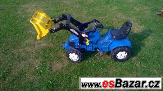 Šlapací traktor + nakladač New Holland – fotografie 1