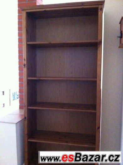 Masivní rustikální knihovna Antik – fotografie 1