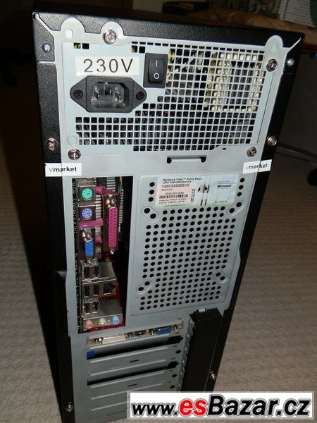 P4 2,8, 1 GB RAM, 250 GB HDD, 17" – fotografie 5