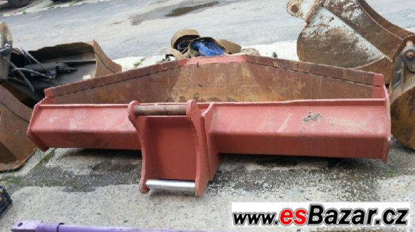 lopata 2,5m svah koryto 16-20t ,barva , velmi – fotografie 1