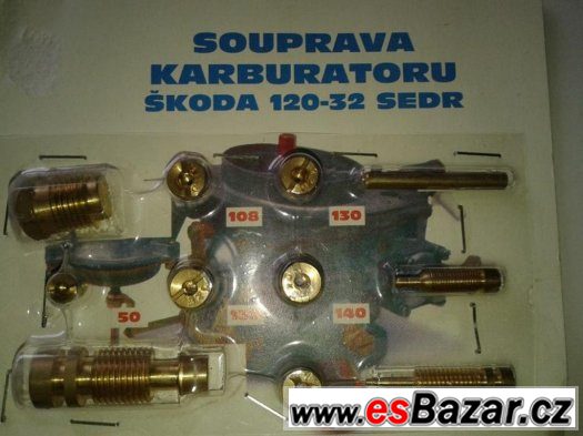 ŠKODA 120 - Souprava do karburátoru SEDR – fotografie 1