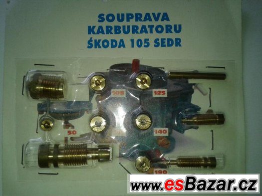 ŠKODA 105 - Souprava karburátoru SEDR – fotografie 1