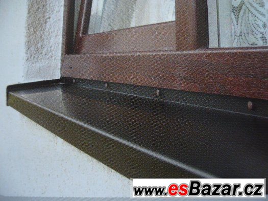 Hliníkový parapet – fotografie 1