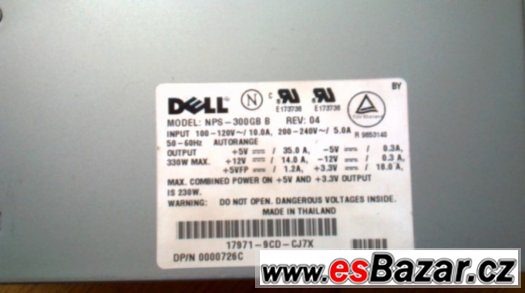 Počítačový zdroj DELL NPS-300GB B – fotografie 2