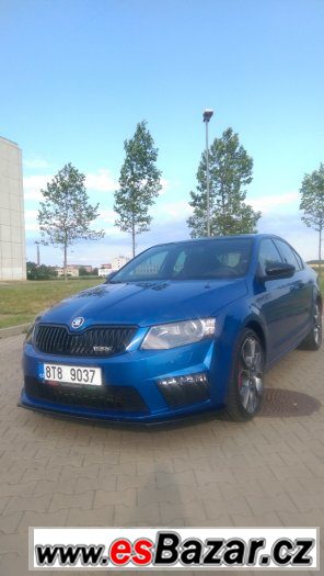 Škoda Octavia RS III 2.0 TDI DSG- Blue Race - TOP – fotografie 4