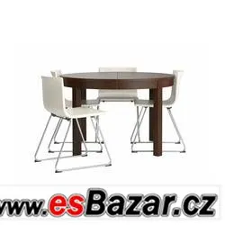 Kulatý rozkládací stůl z Ikea