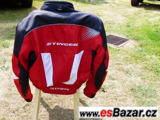 Moto bunda Duchinni Stinger, helma KBC VR-1X Performance – fotografie 2