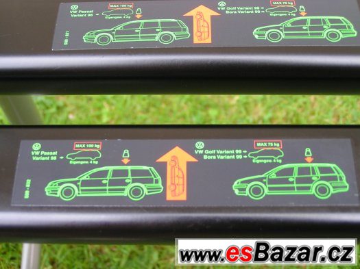 ORIGINÁL střešní nosič VW Passat combi, VW Golf combi – fotografie 5