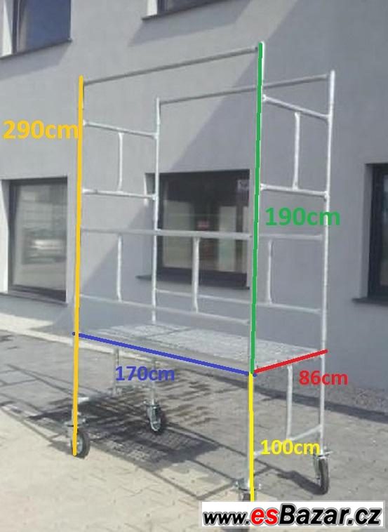 Lešení rámové pojízdné – fotografie 2