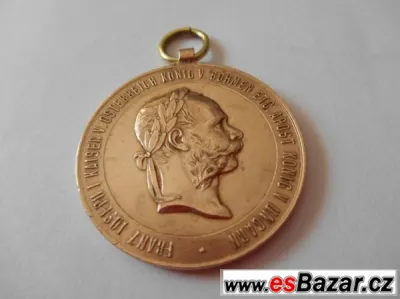 Medaile - Franz Joseph I., 1873 – V