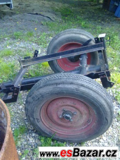 Podvozek za auto/traktor - ma cubu / bez dokladu – fotografie 3
