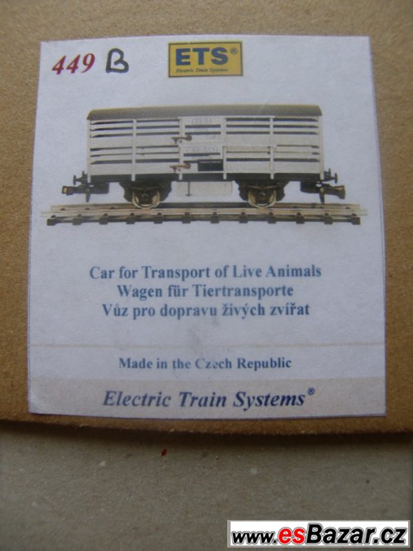 Plechový vagon  449 B ETS – fotografie 2