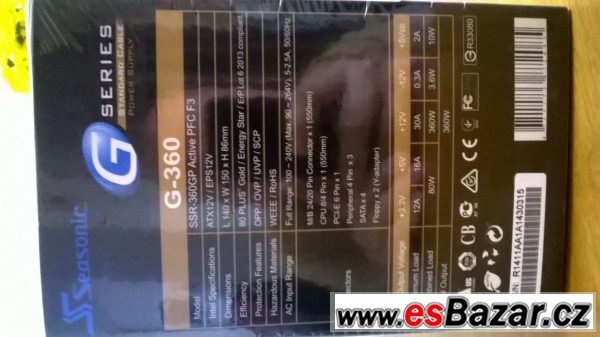 PC zdroj Seasonic G-360 – fotografie 2