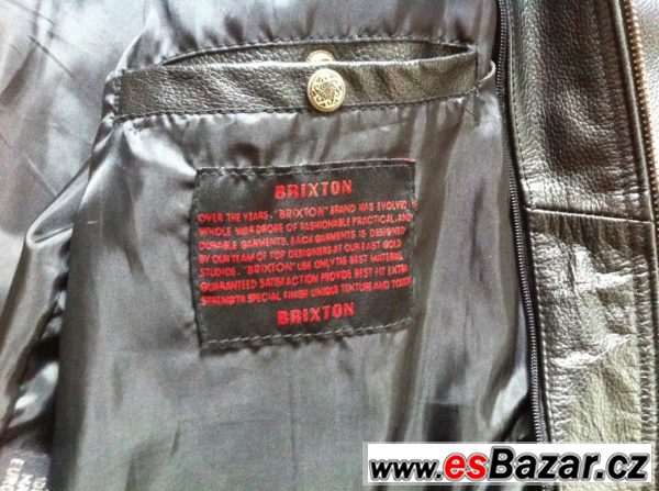 Kožená pánská bunda Brixton – fotografie 2