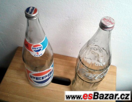 Láhev Coca-Cola a Pepsi stáří cca 30 let – fotografie 3