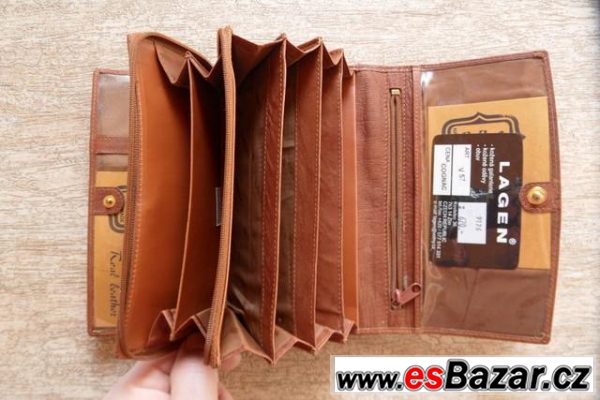 Lagen - kožená kasírka V-57  – fotografie 3