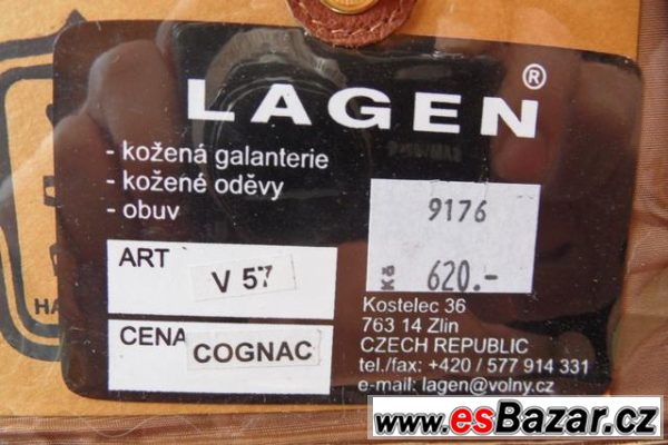 Lagen - kožená kasírka V-57  – fotografie 6