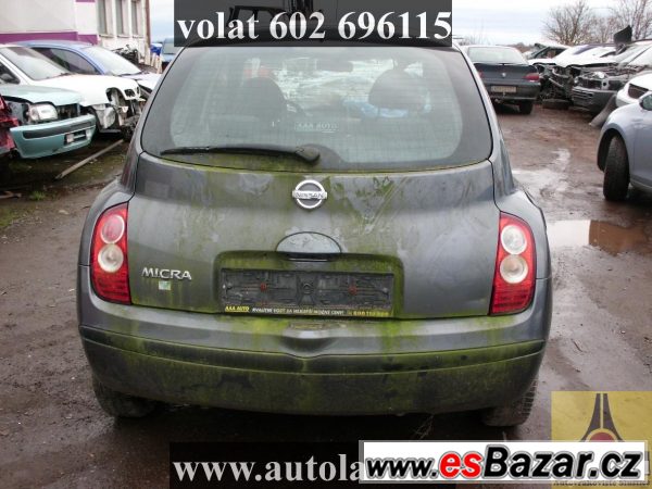 NISSAN MICRA náhradní díly – fotografie 2